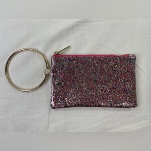 Marleylilly Multicolor Glitter Wristlet